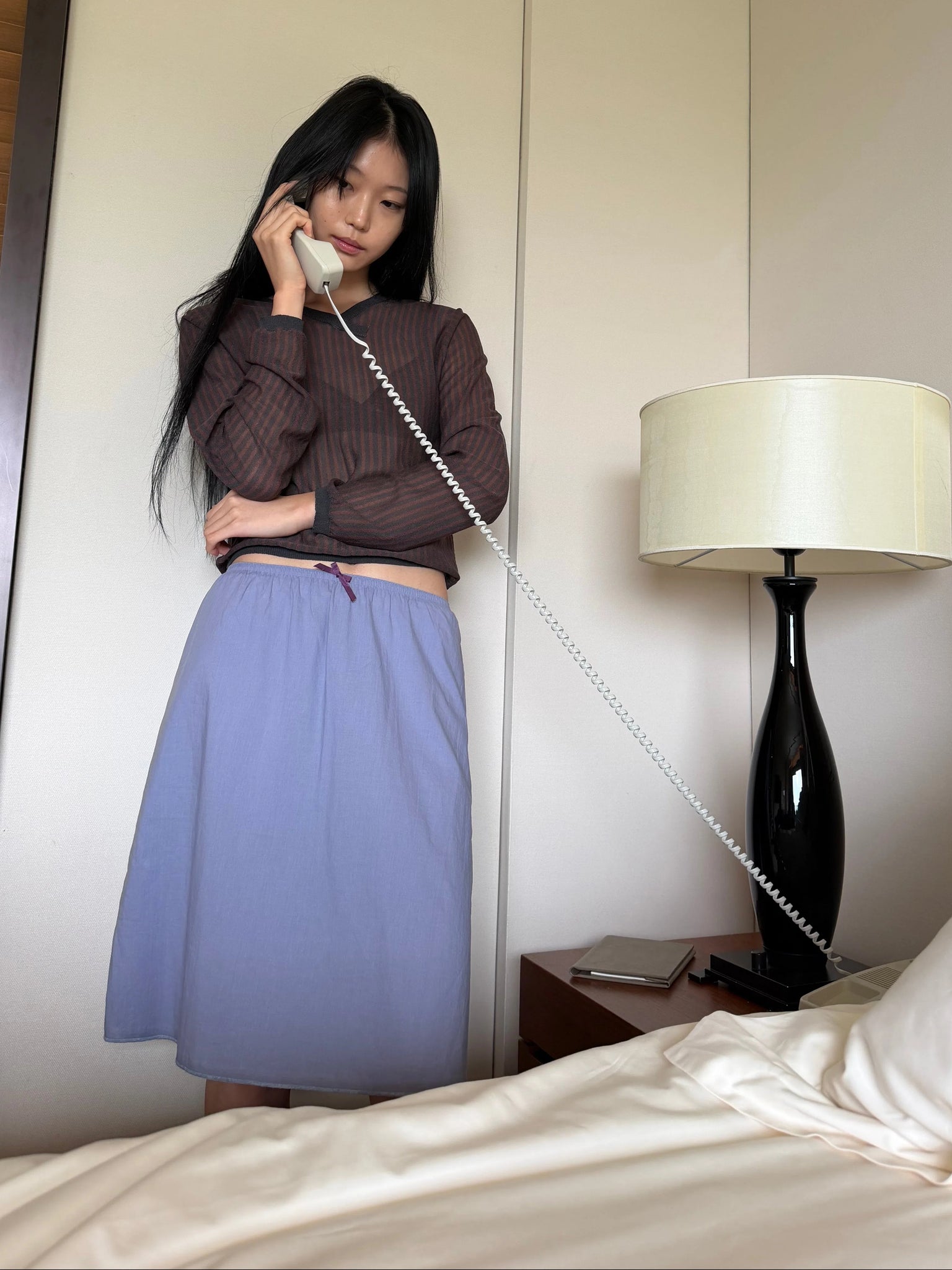 Deiji Studios Basic Skirt in Thistle