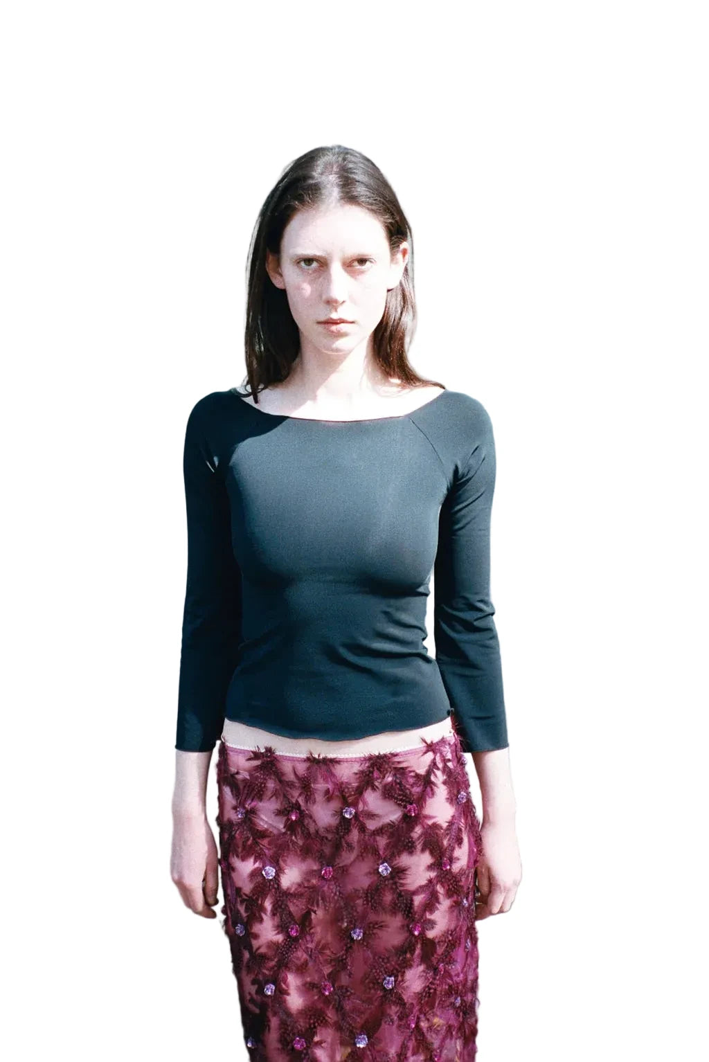 Maryam Nassir Zadeh Whisper Tee in Black