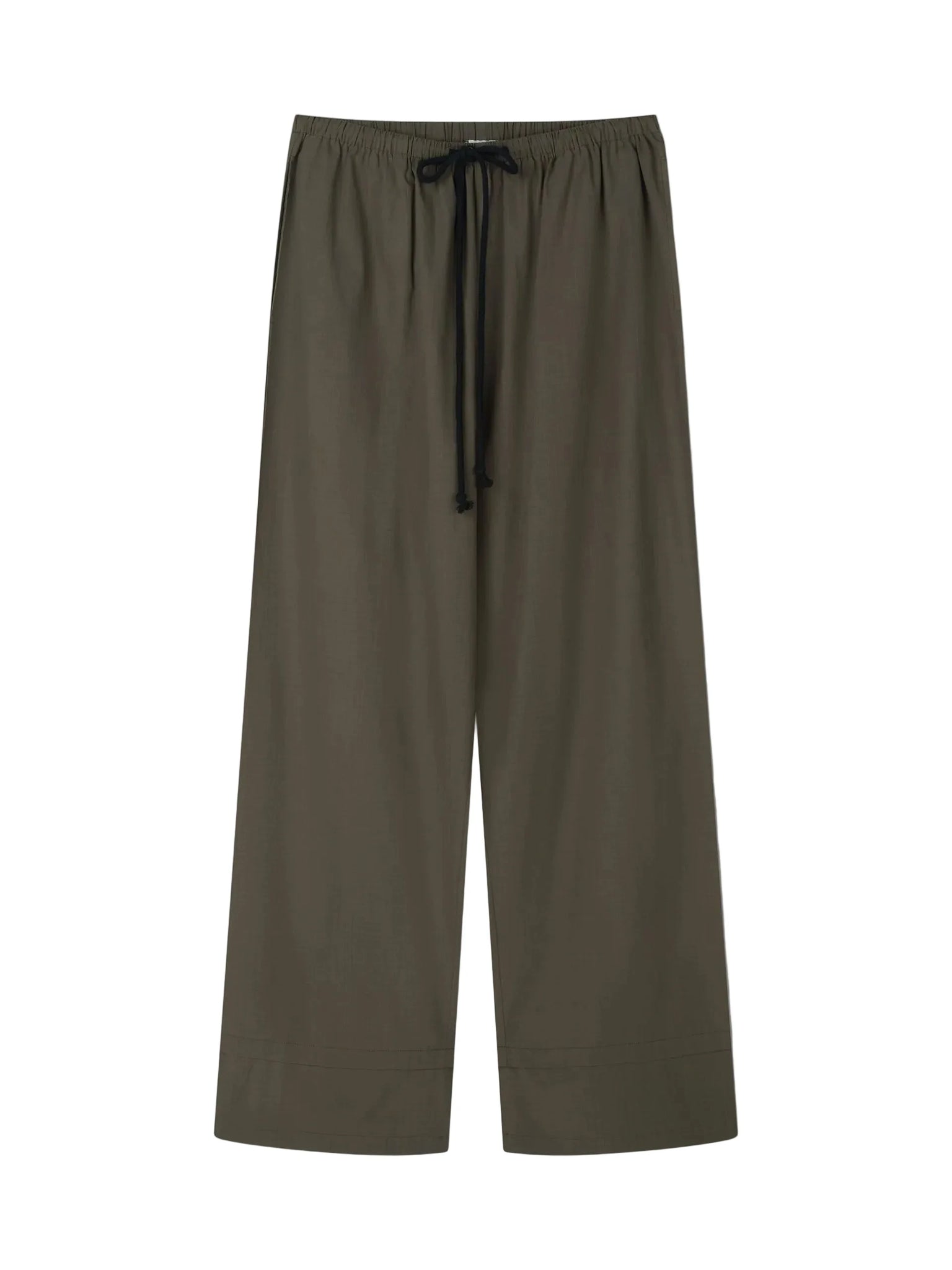Deiji Studios Layered Pant in Khaki Check
