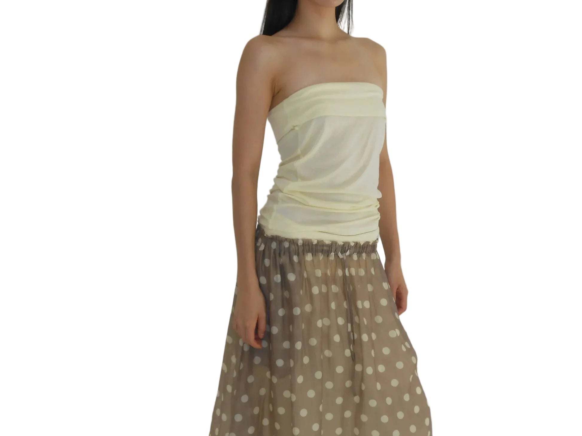 Find Me Now Nara Tube Top in Butter