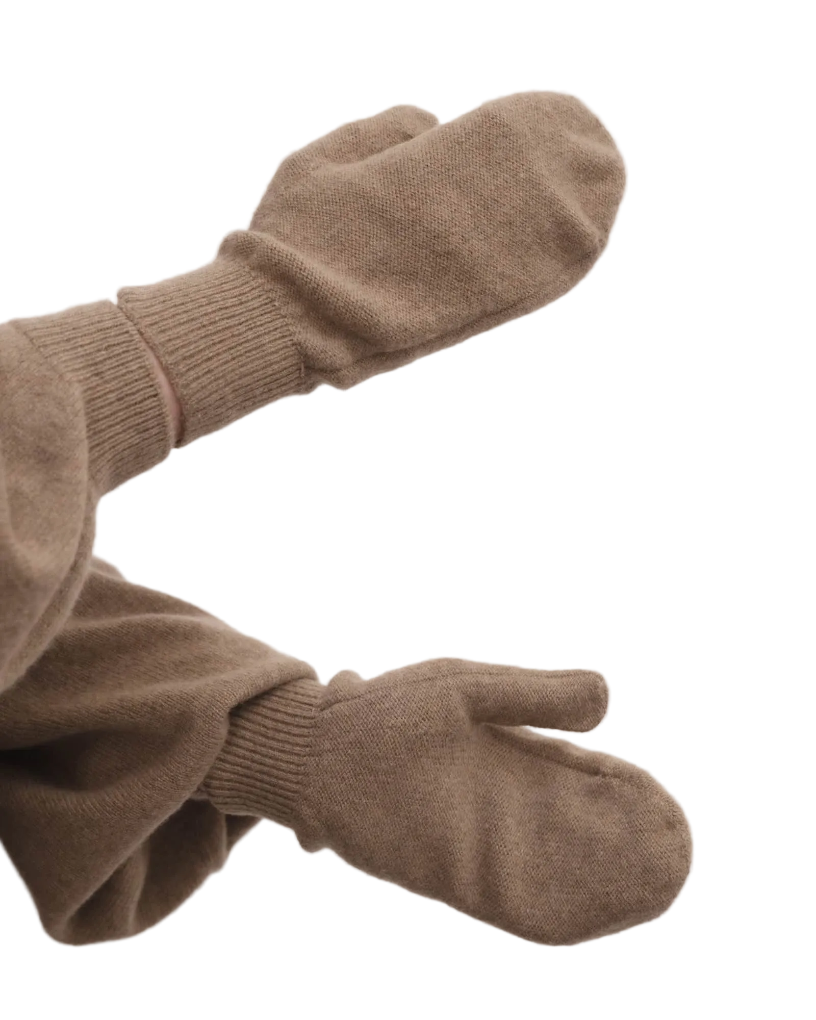 Basrange Enso Mittens in Rovere Brown
