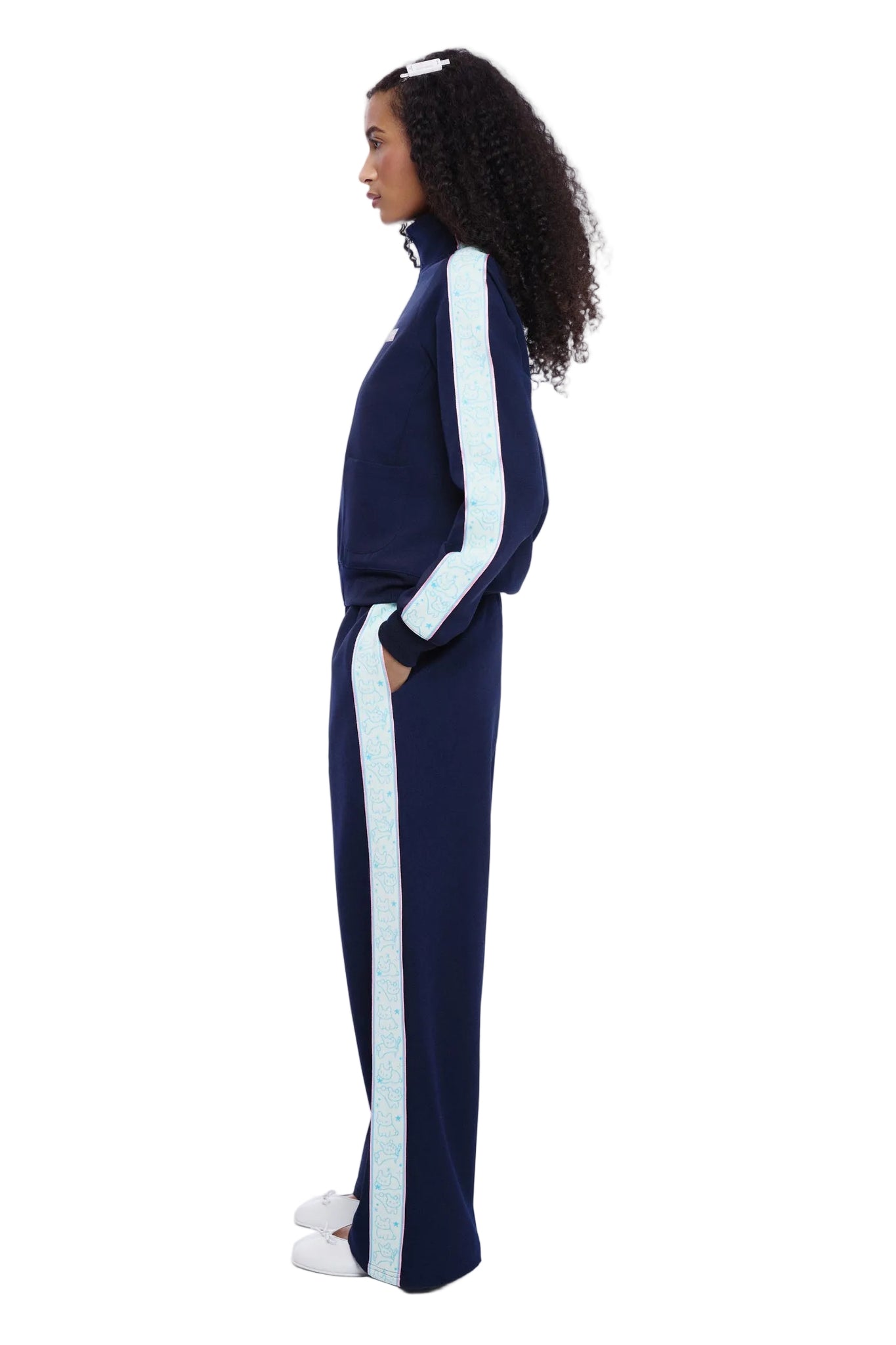 Sandy Liang Broome Pant in Navy