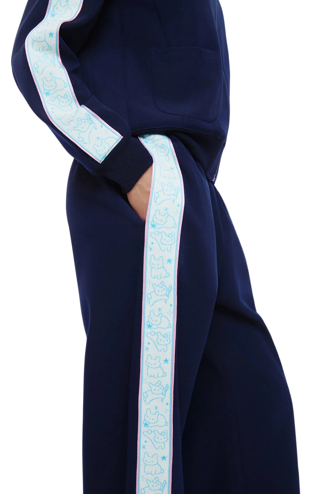 Sandy Liang Broome Pant in Navy