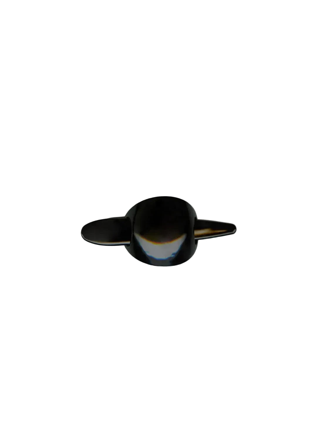 Merrma Earth Oval Stick Pin in Black