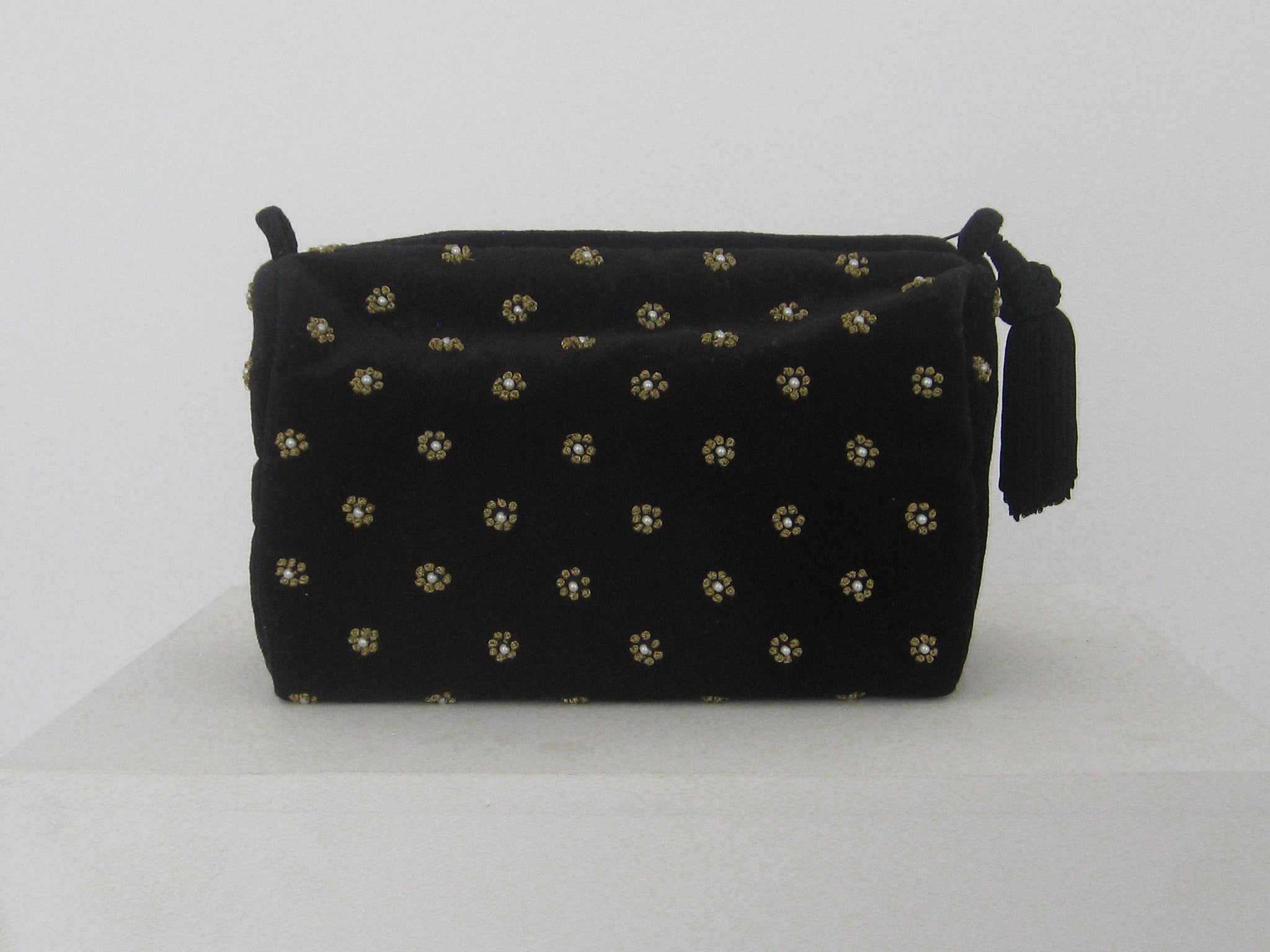 Shannon Bond Venezia Cosmetic Bag in Black