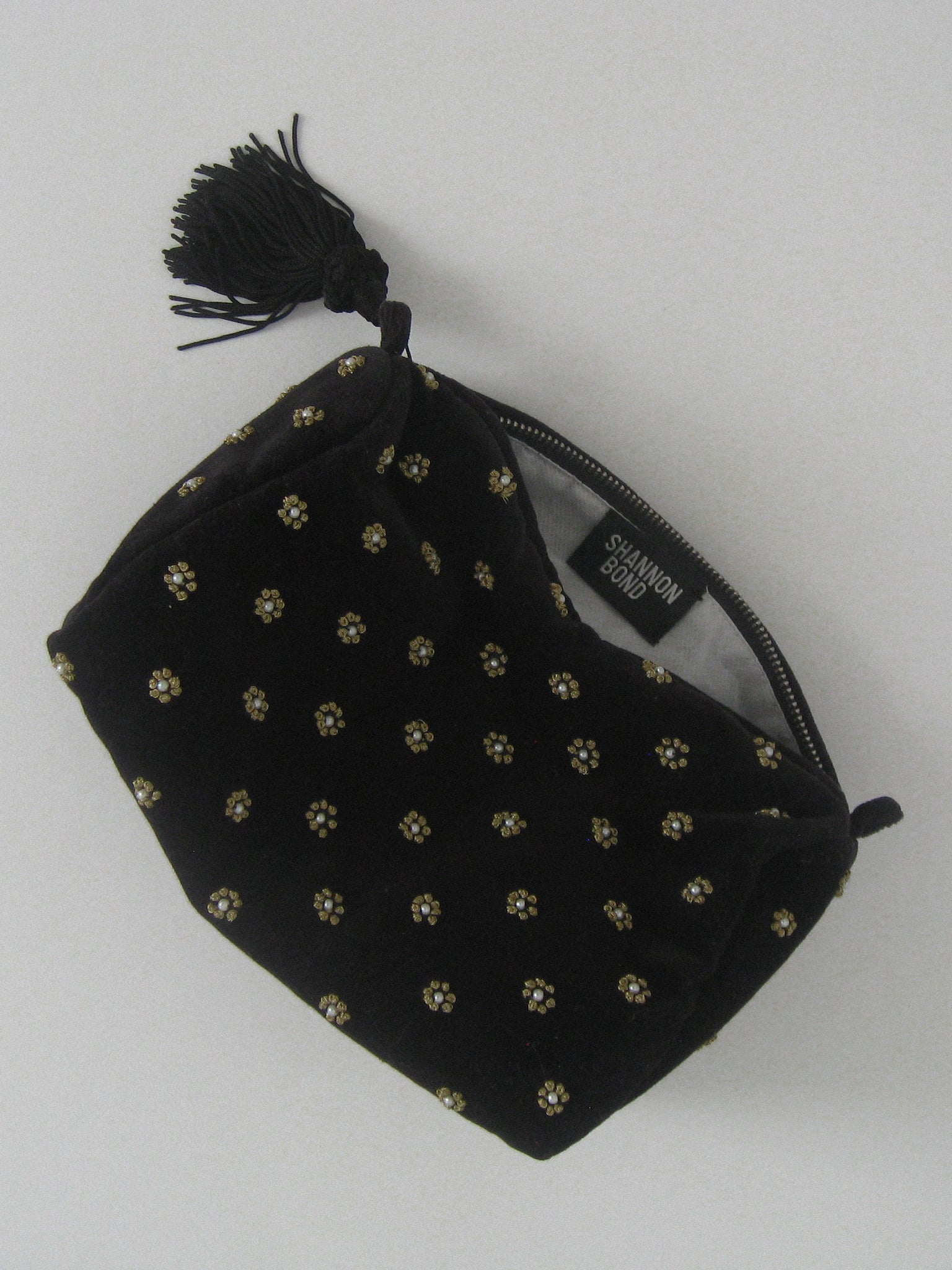 Shannon Bond Venezia Cosmetic Bag in Black