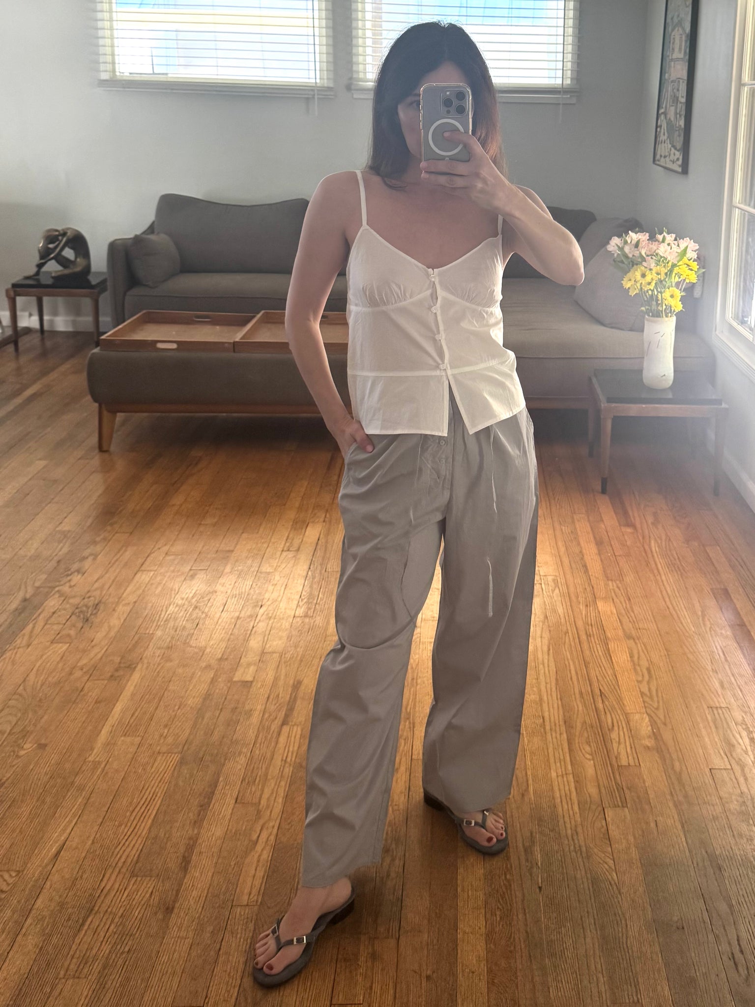 Deiji Studios Two Band Pant in Cornflower