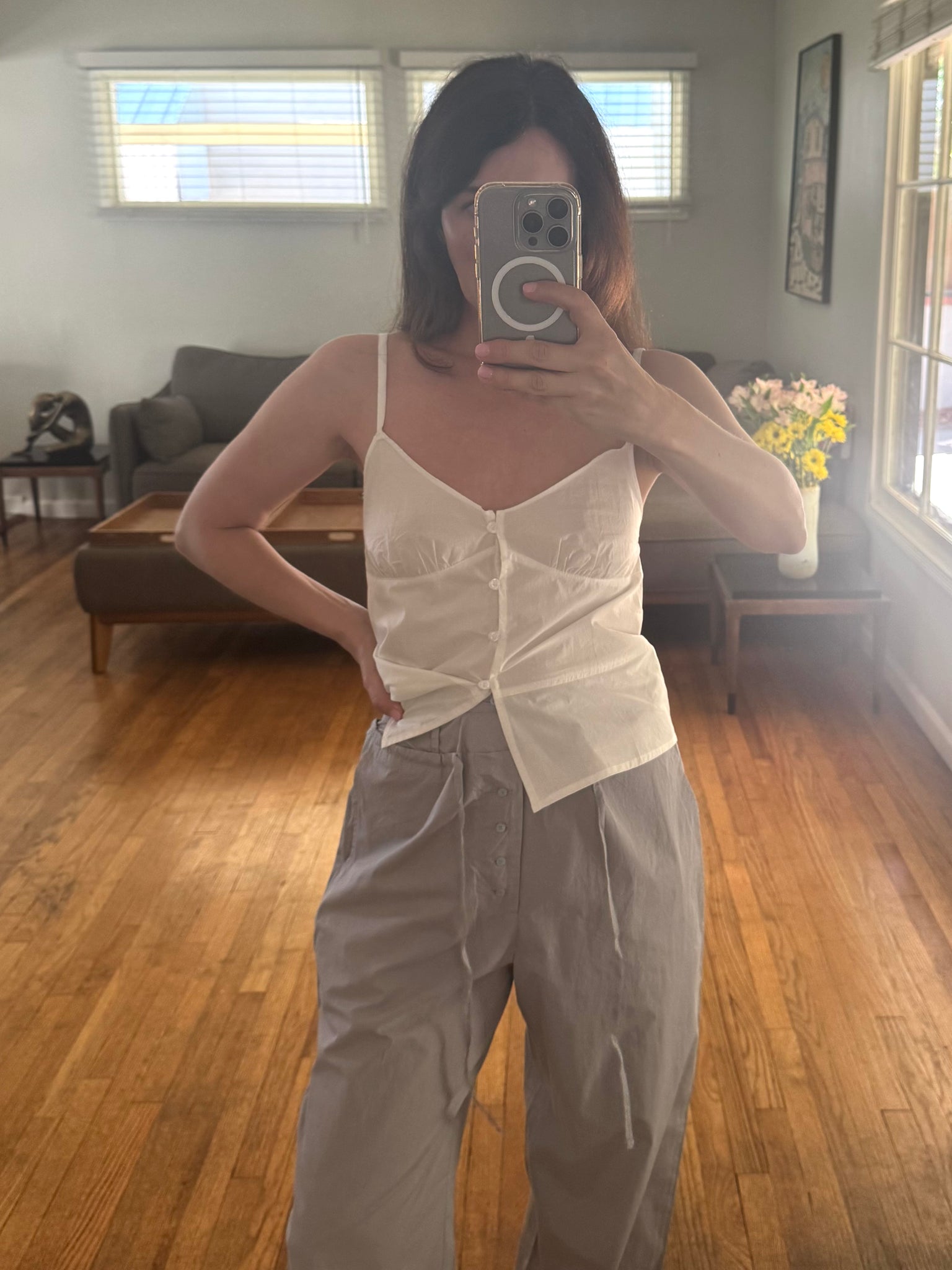 Deiji Studios Two Band Pant in Cornflower