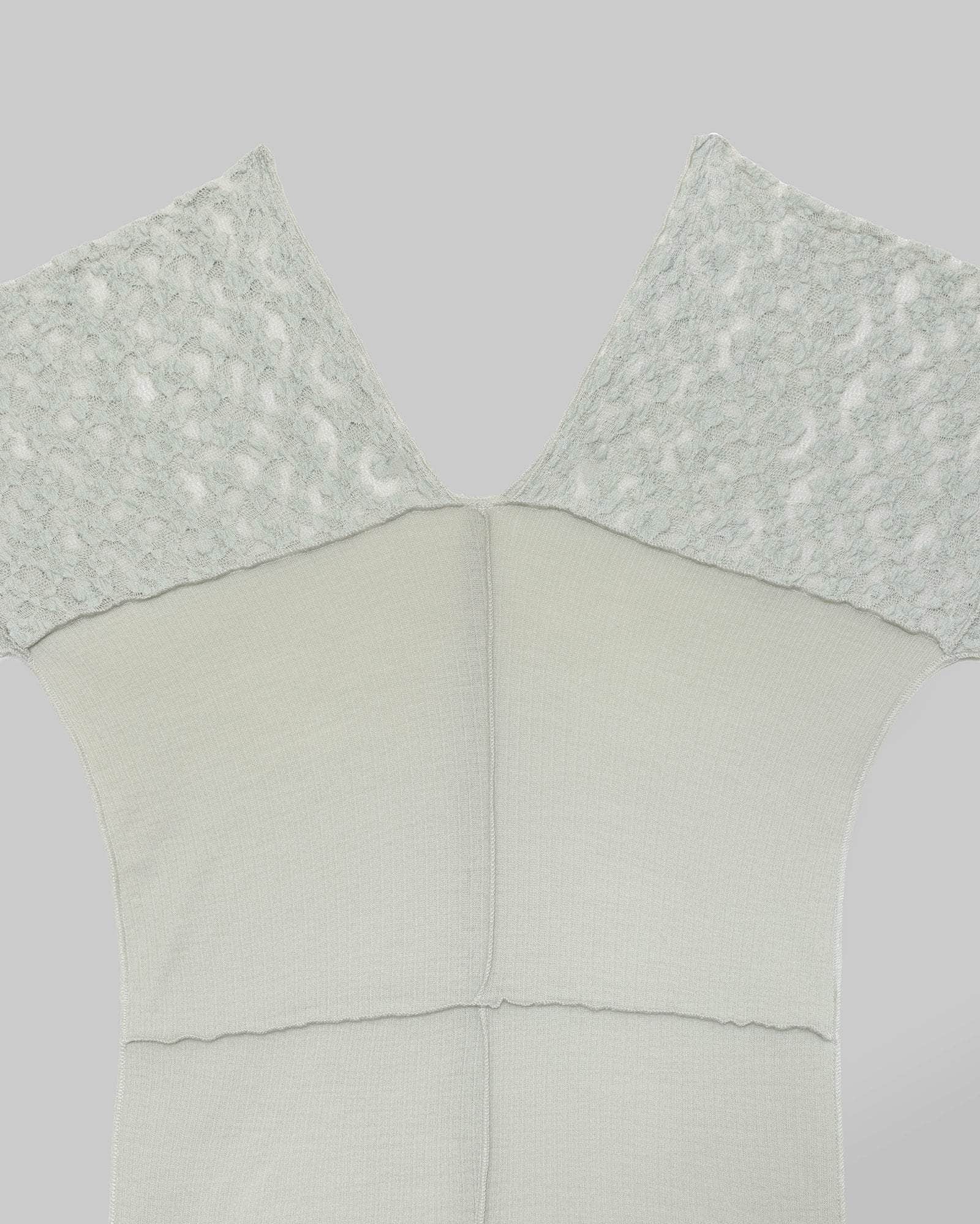 Baserange Nehru Long Sleeve Tee in Conta Green