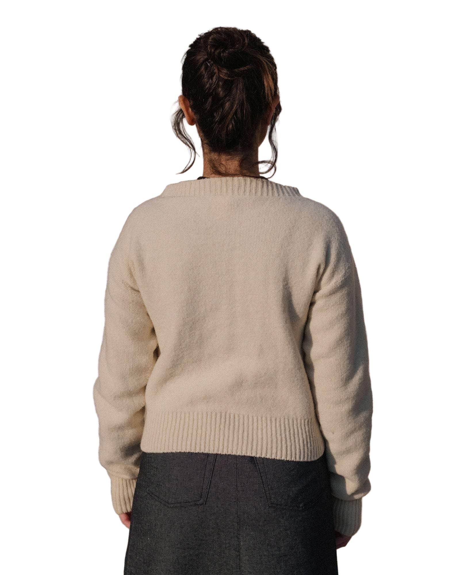Baserange Tier Cardigan in Chaume Sand