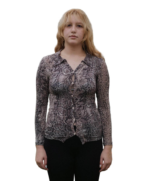 Baserange Cosme Shirt in Snake