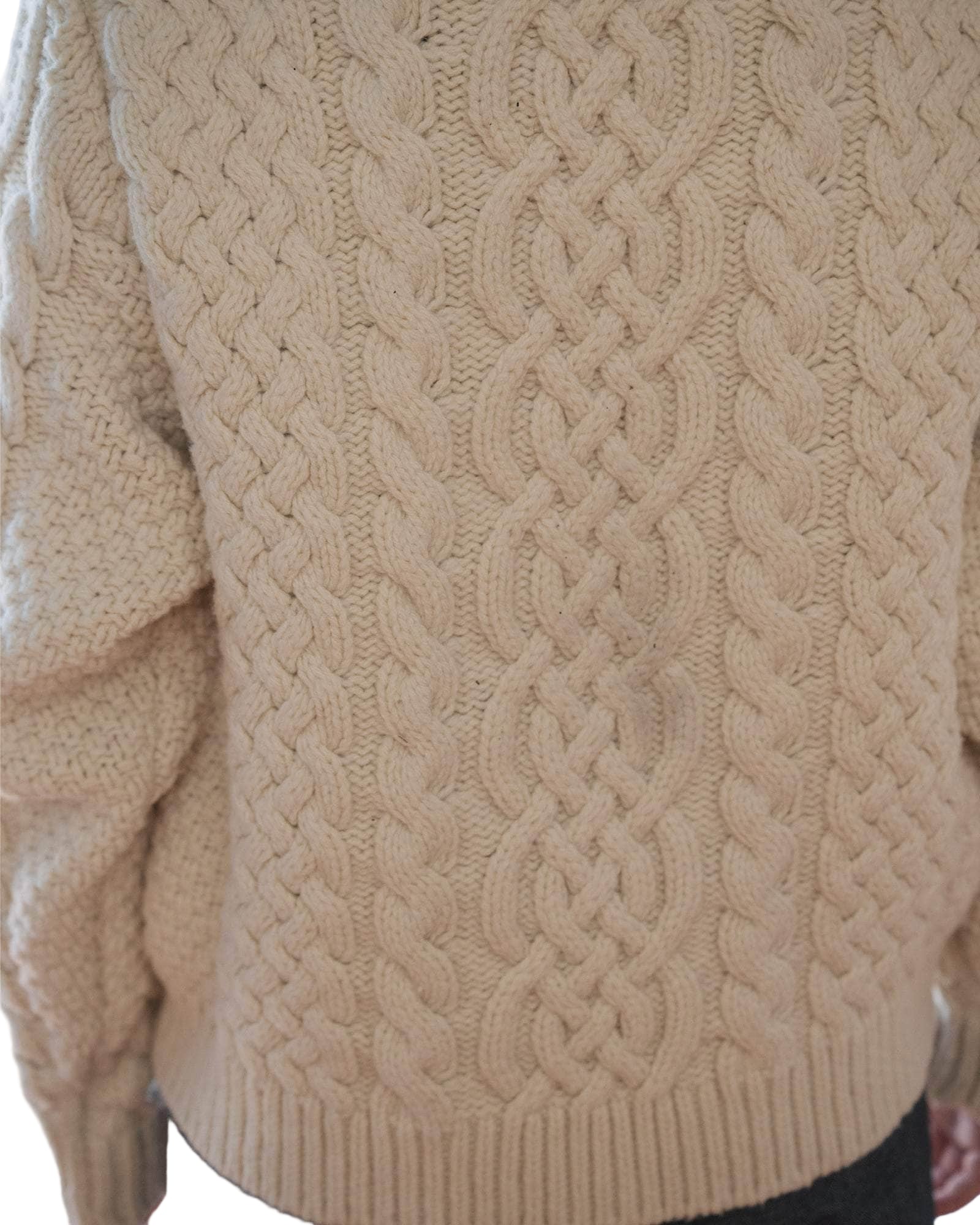 Baserange Lens Sweater in Chaume Sand