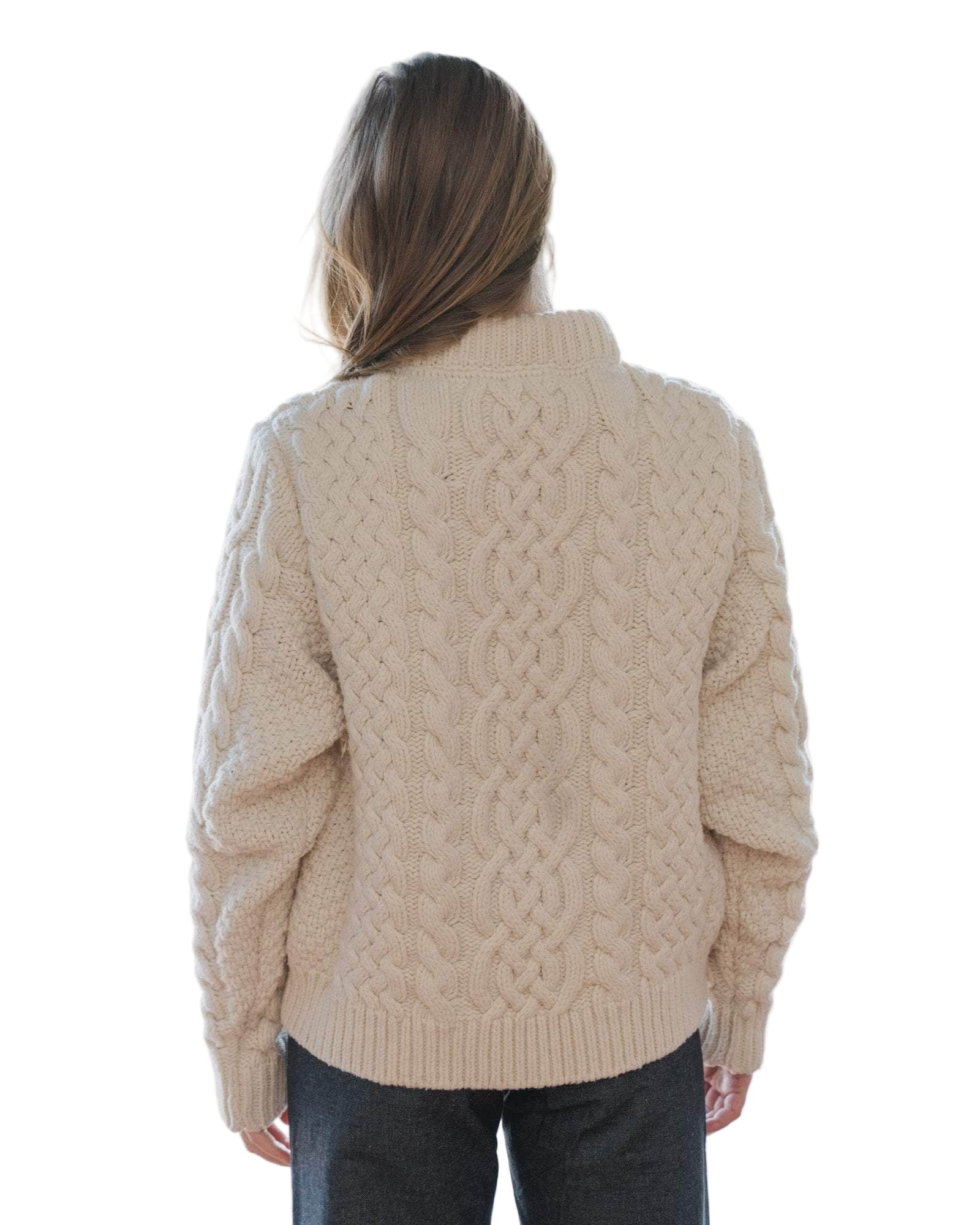 Baserange Lens Sweater in Chaume Sand
