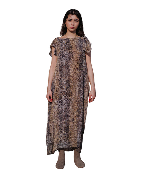 Baserange Rema Dress in Snake