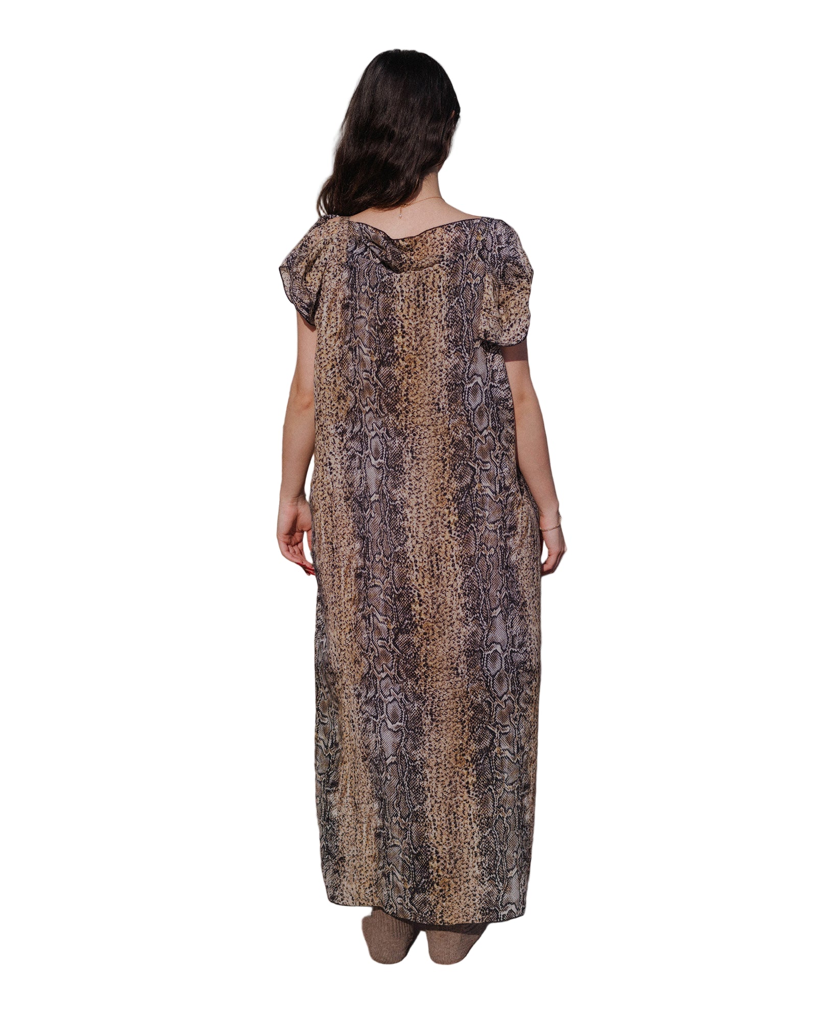 Baserange Rema Dress in Snake