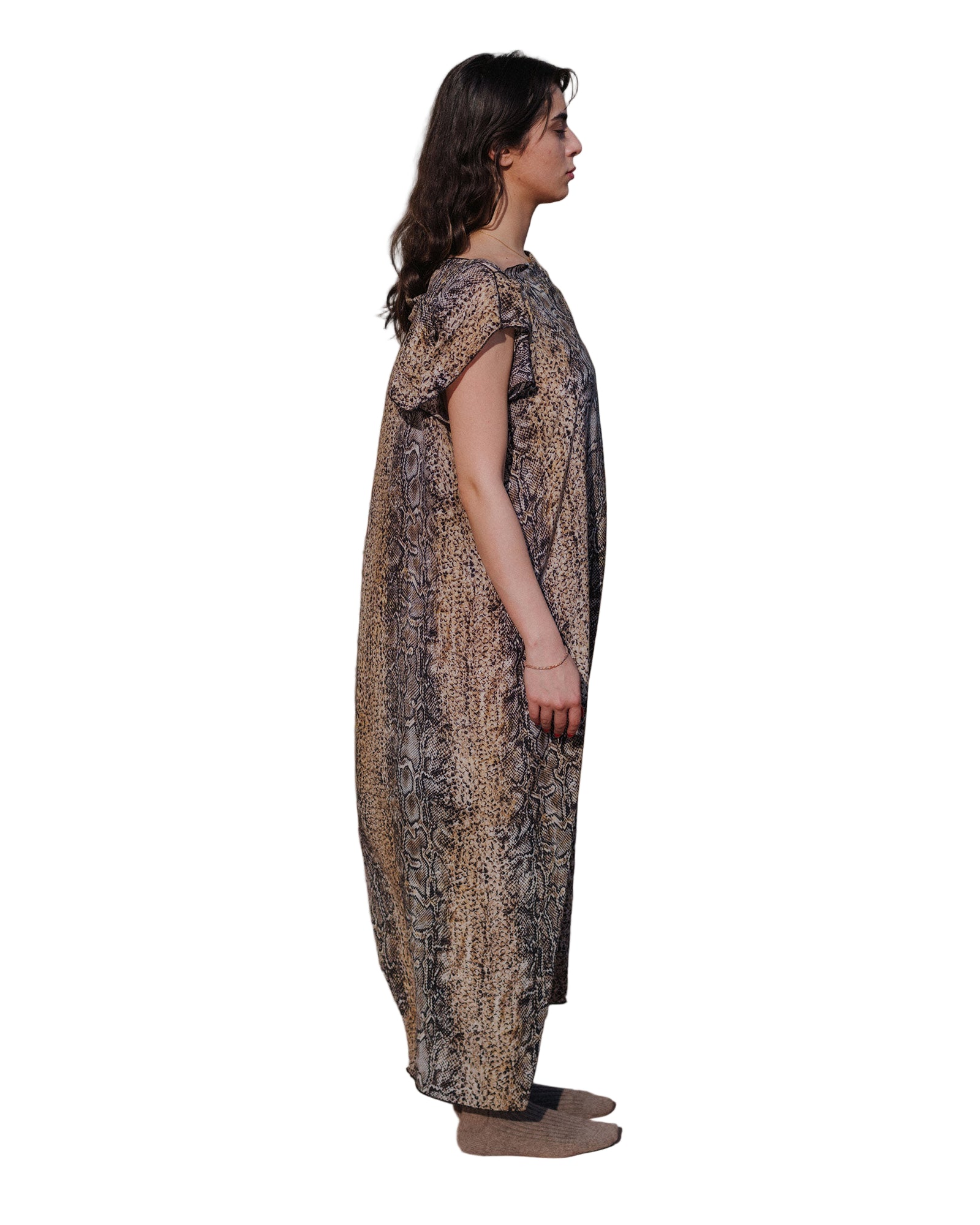 Baserange Rema Dress in Snake