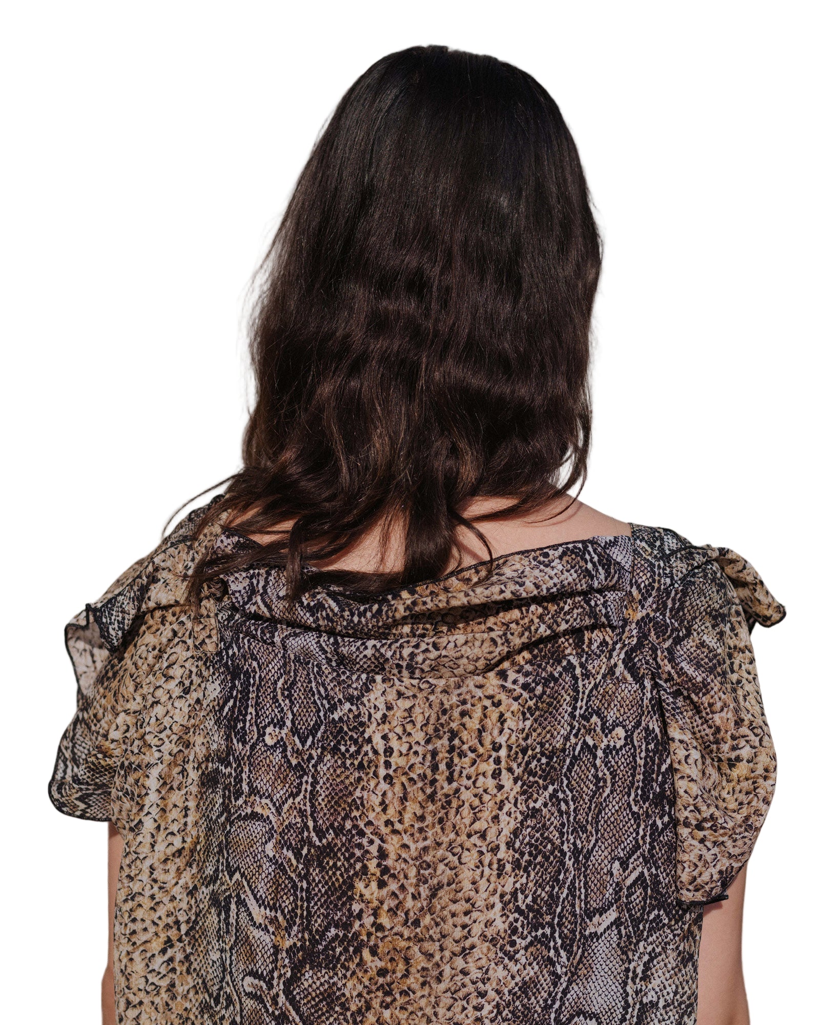 Baserange Rema Dress in Snake