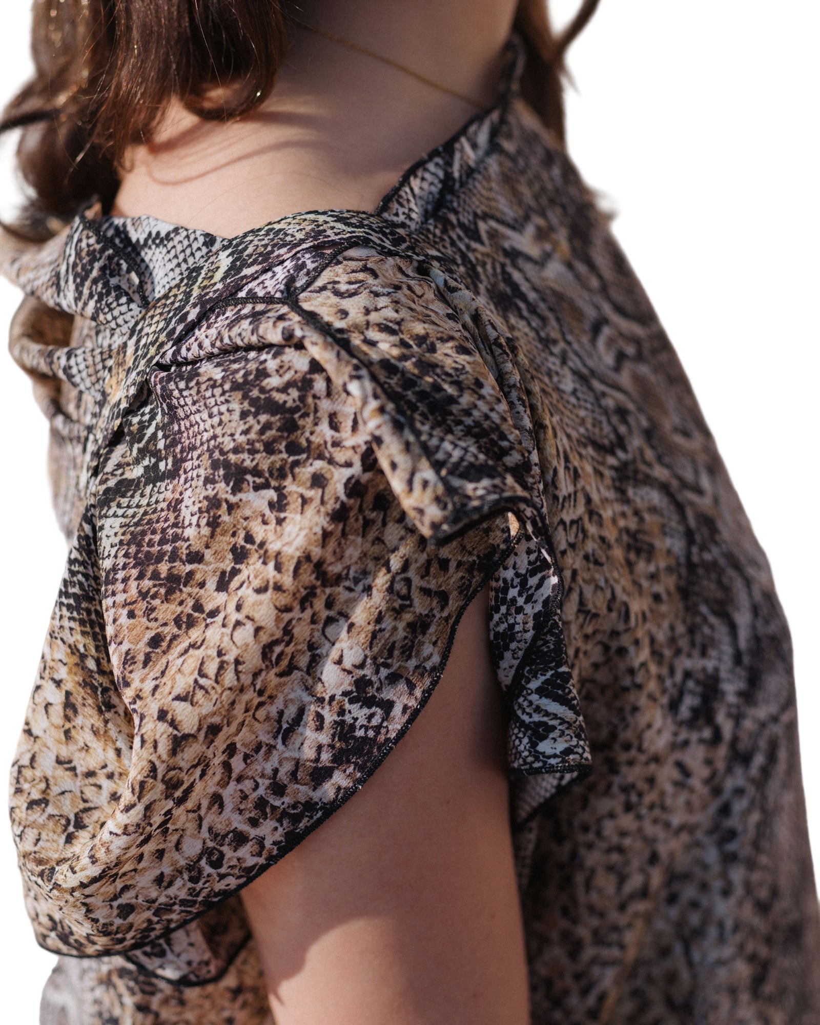 Baserange Rema Dress in Snake