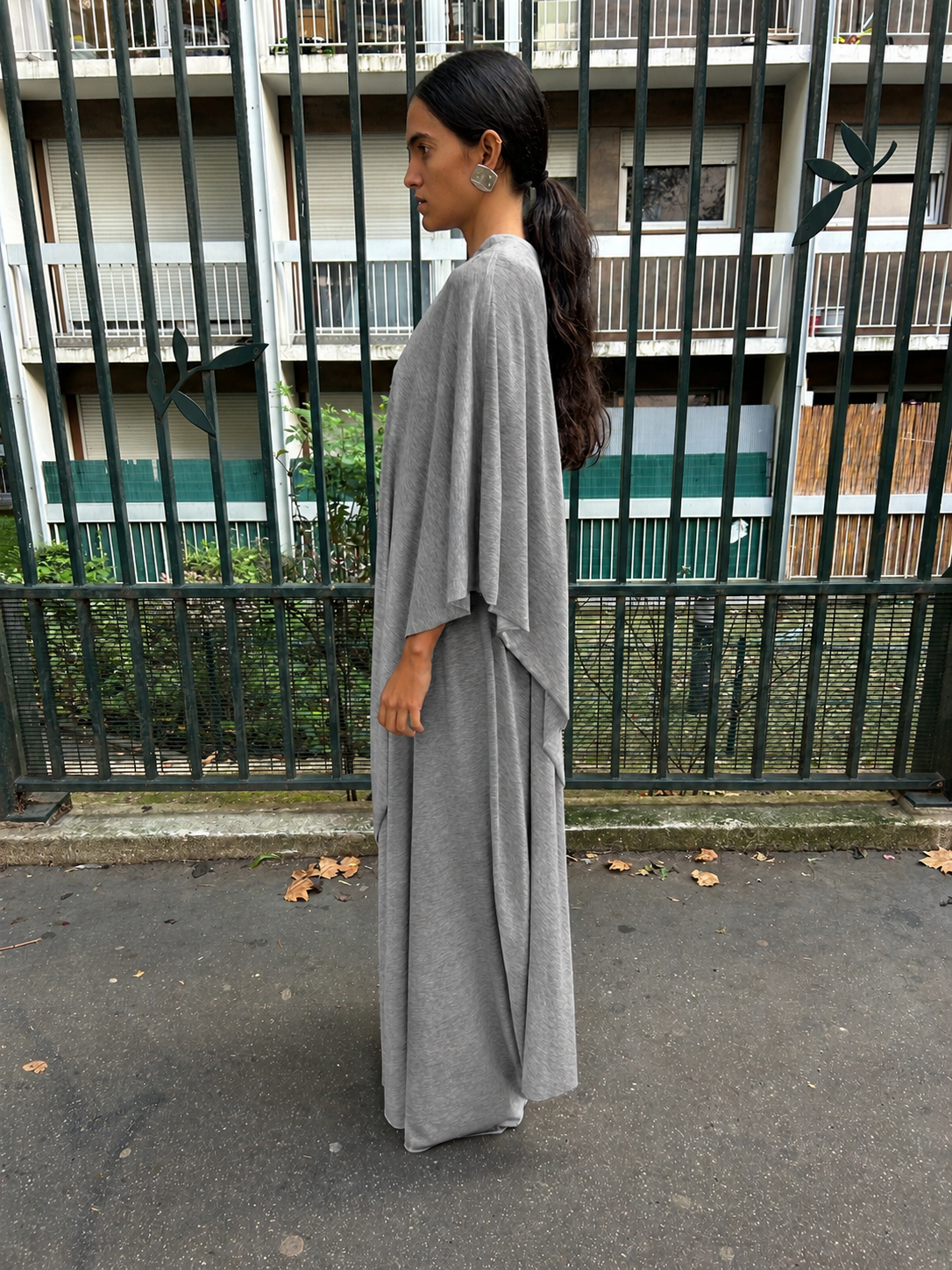 Michelle Del Rio Sandra Dress in Gray