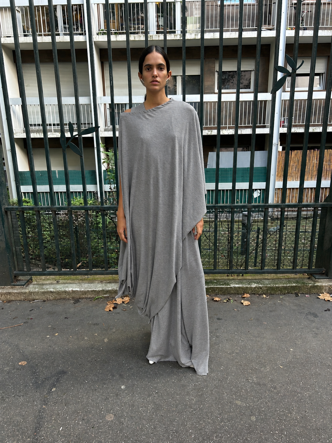 Michelle Del Rio Sandra Dress in Gray