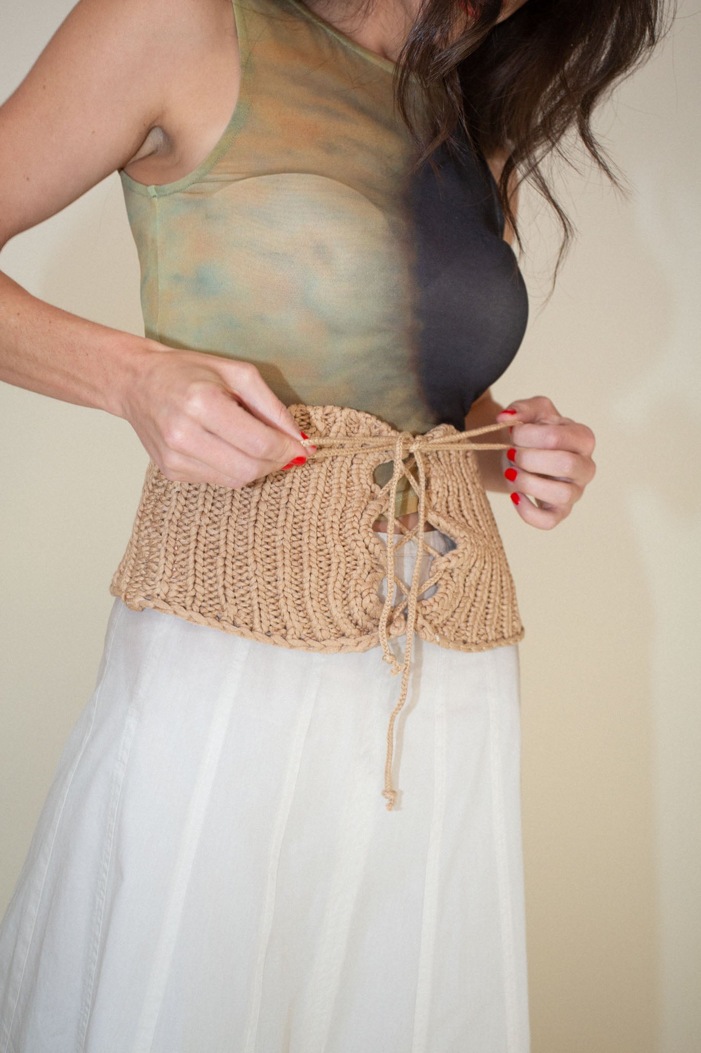 Paloma Wool Levete Top/Belt in Sand