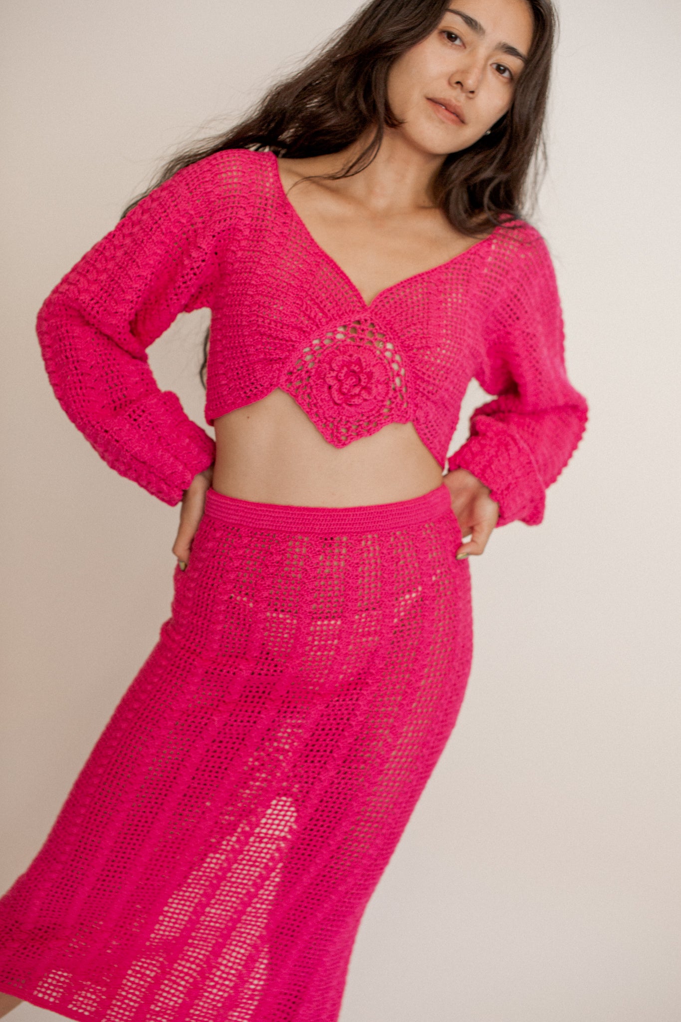 Mozh Mozh Shiraz Top in Pink