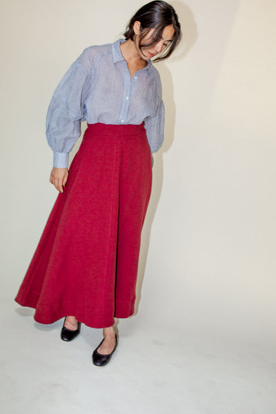 Caron Callahan Malva Skirt in Syrah