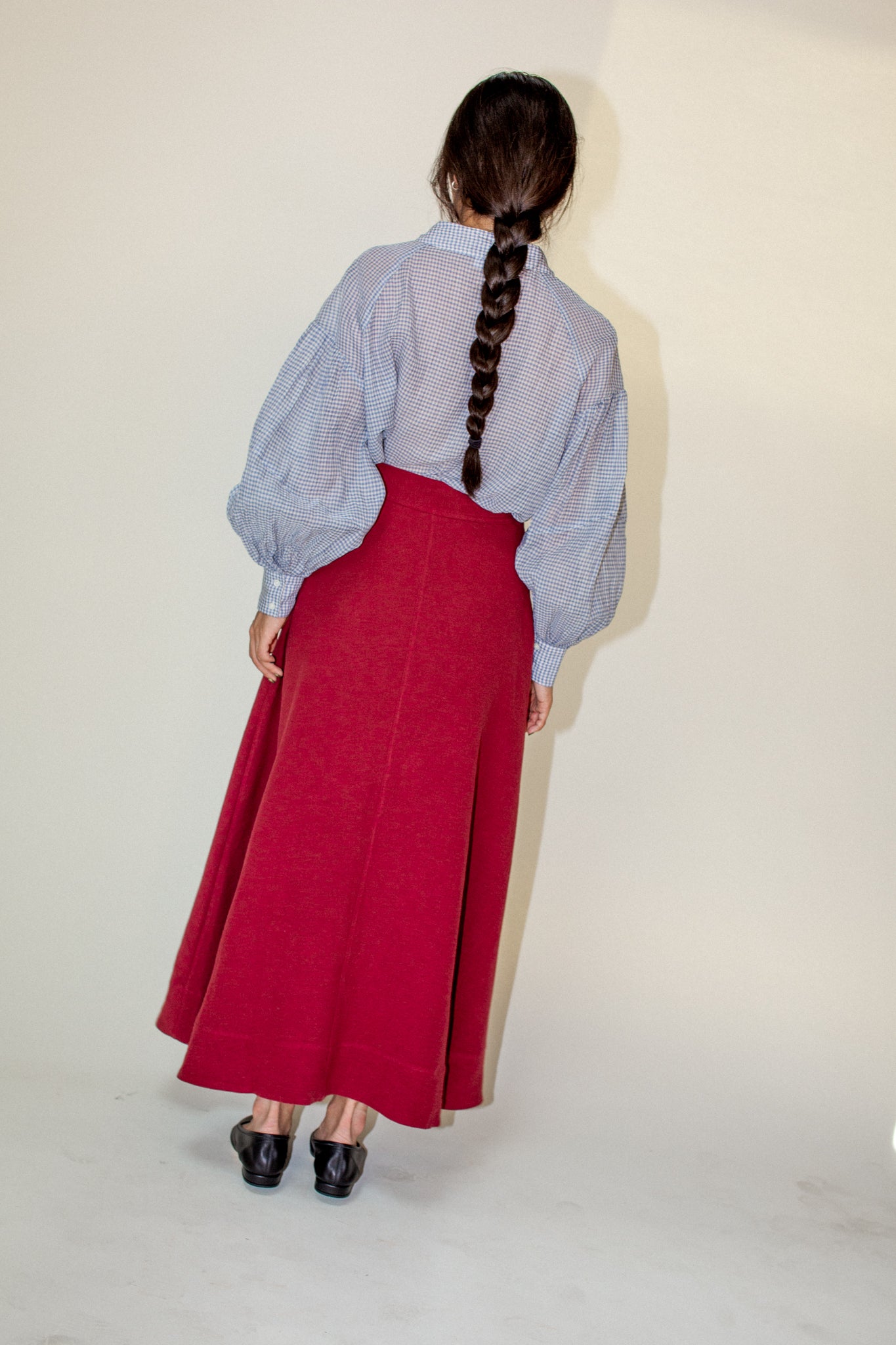 Caron Callahan Malva Skirt in Syrah